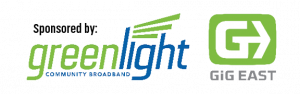 Sponsored by Greenlight Community Broadband, Gig East